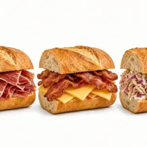 1/2 Bocadillo (a elegir: jamón, queso, bacón, atún ...)
