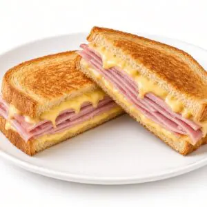 Sandwich jamón y queso